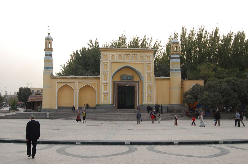 Файл:Kashgar Id Kah Moschee.jpg